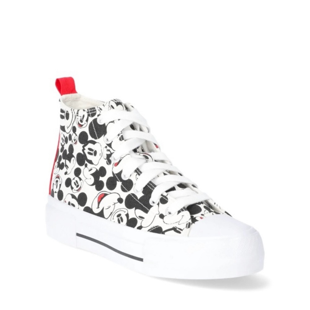 Disney Women's Mickey Mouse High-Top Lace-Up Sneakers size 11